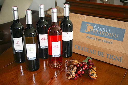 Vins rouges 1 Carton de vins de Gérard Depardieu